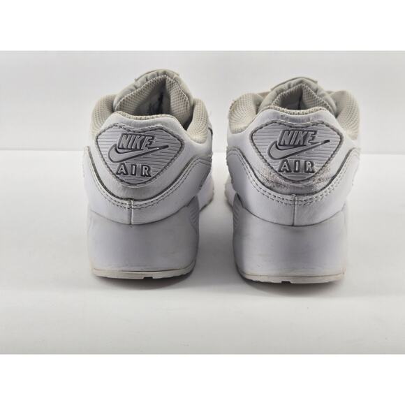 Nike Air Max 90 LTR GS Triple White CD6864-100 Sneakers - 3Y - Girls - Picture 5 of 8